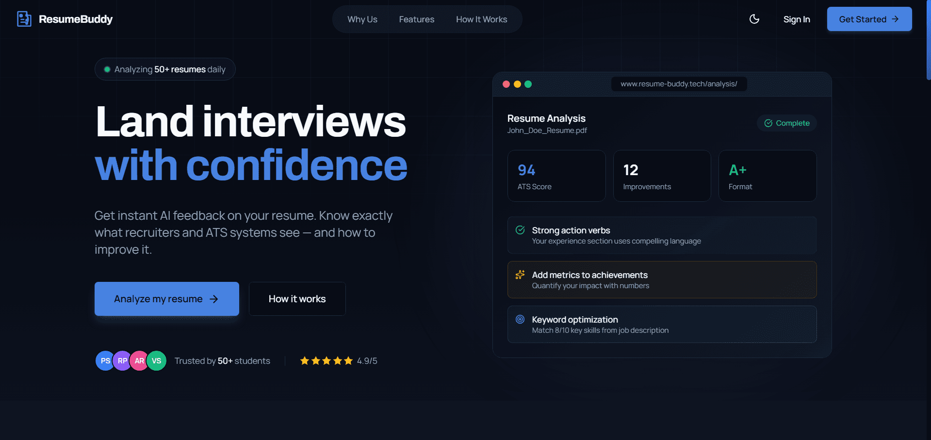 ResumeBuddy — AI Resume SaaS